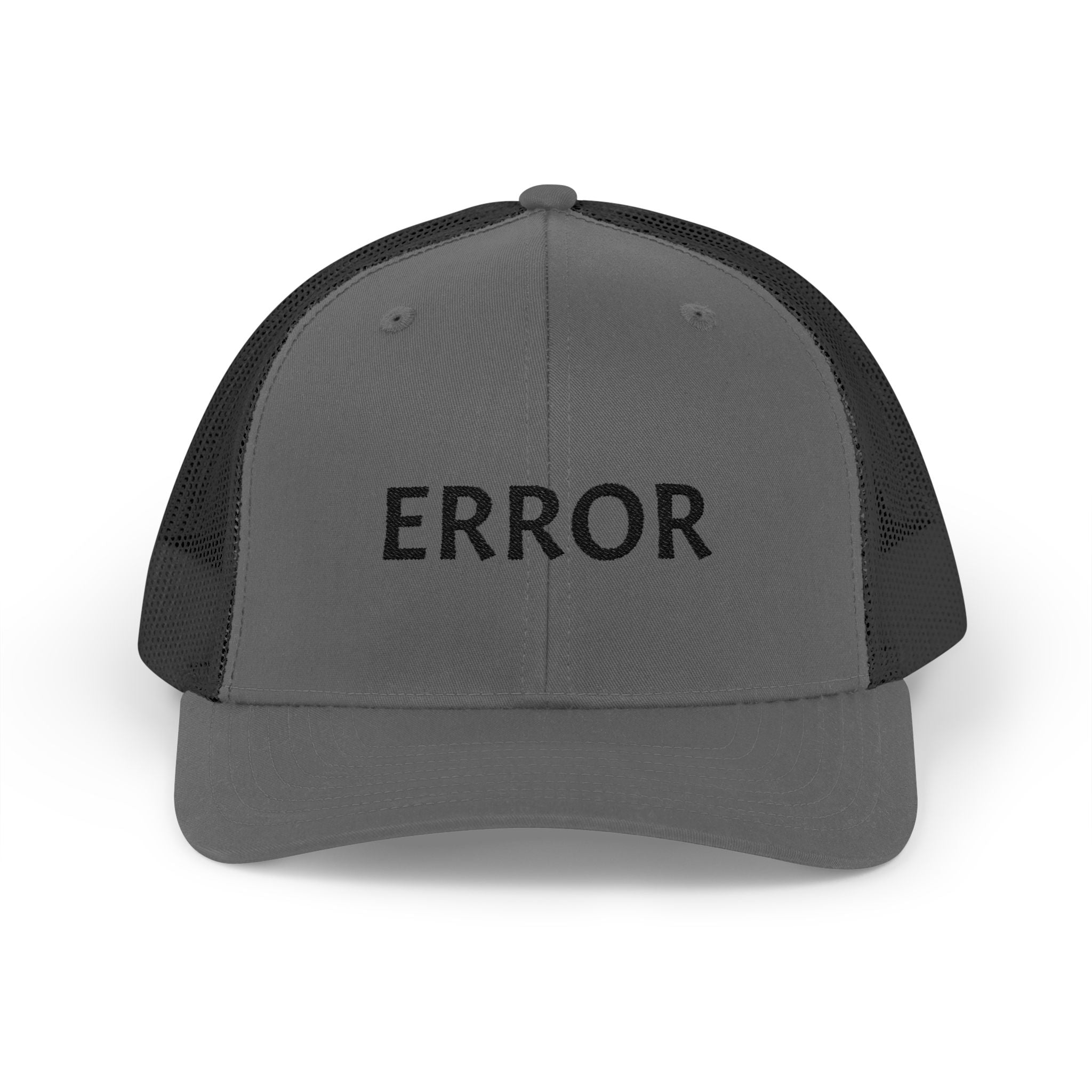 Trucker Cap — 'ERROR' Minimalist Mesh Snapback