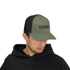 Trucker Cap — 'ERROR' Minimalist Mesh Snapback