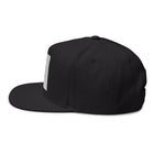 Embroidered Labrador in Blazer Flat Bill Cap — Cute Dog Snapback Hat