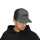 Trucker Cap — 'ERROR' Minimalist Mesh Snapback