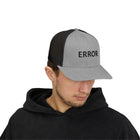 Trucker Cap — 'ERROR' Minimalist Mesh Snapback