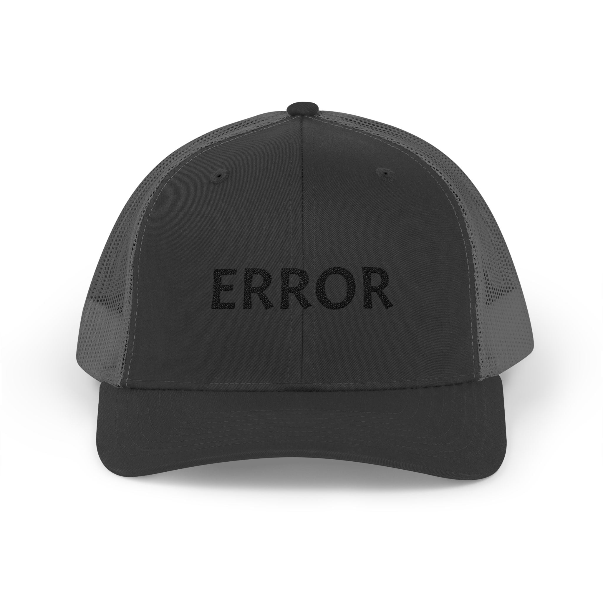 Trucker Cap — 'ERROR' Minimalist Mesh Snapback