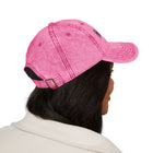 Hello World Vintage Embroidered Cap — Retro Red Baseball Hat