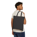 Zebra Print Canvas Tote Bag — Eco-Friendly Animal Pattern Market Tote