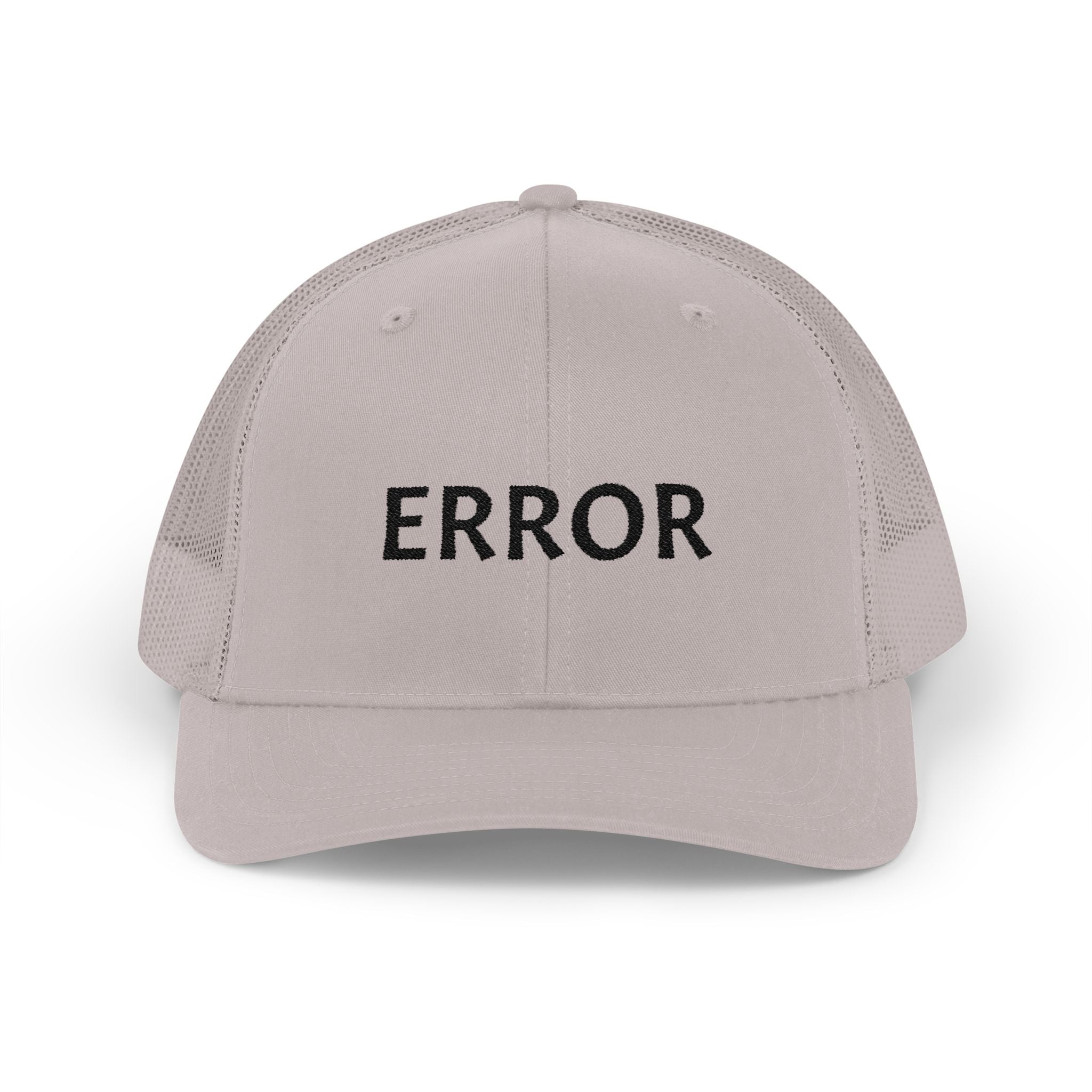 Trucker Cap — 'ERROR' Minimalist Mesh Snapback