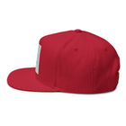 Embroidered Labrador in Blazer Flat Bill Cap — Cute Dog Snapback Hat