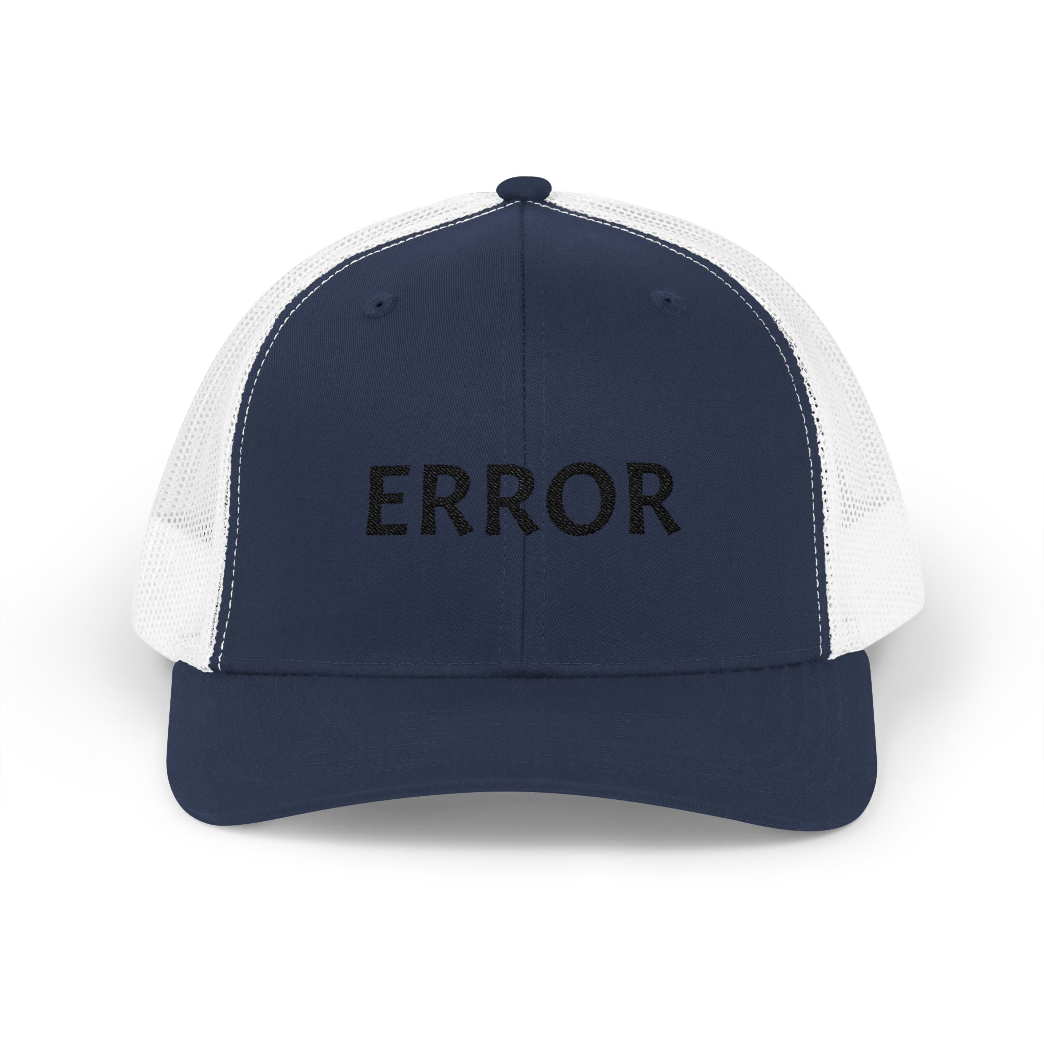 Trucker Cap — 'ERROR' Minimalist Mesh Snapback