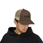 Trucker Cap — 'ERROR' Minimalist Mesh Snapback