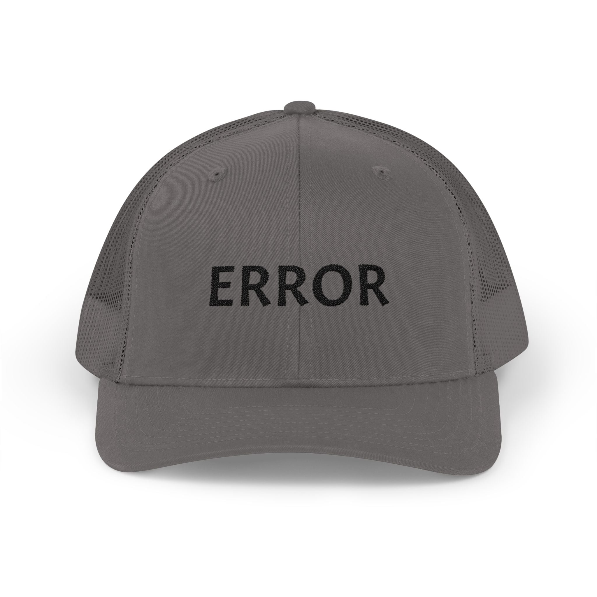 Trucker Cap — 'ERROR' Minimalist Mesh Snapback