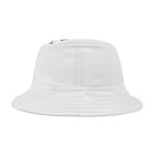 Bucket Hat — Classic White All-Over Print Sun Hat