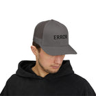 Trucker Cap — 'ERROR' Minimalist Mesh Snapback
