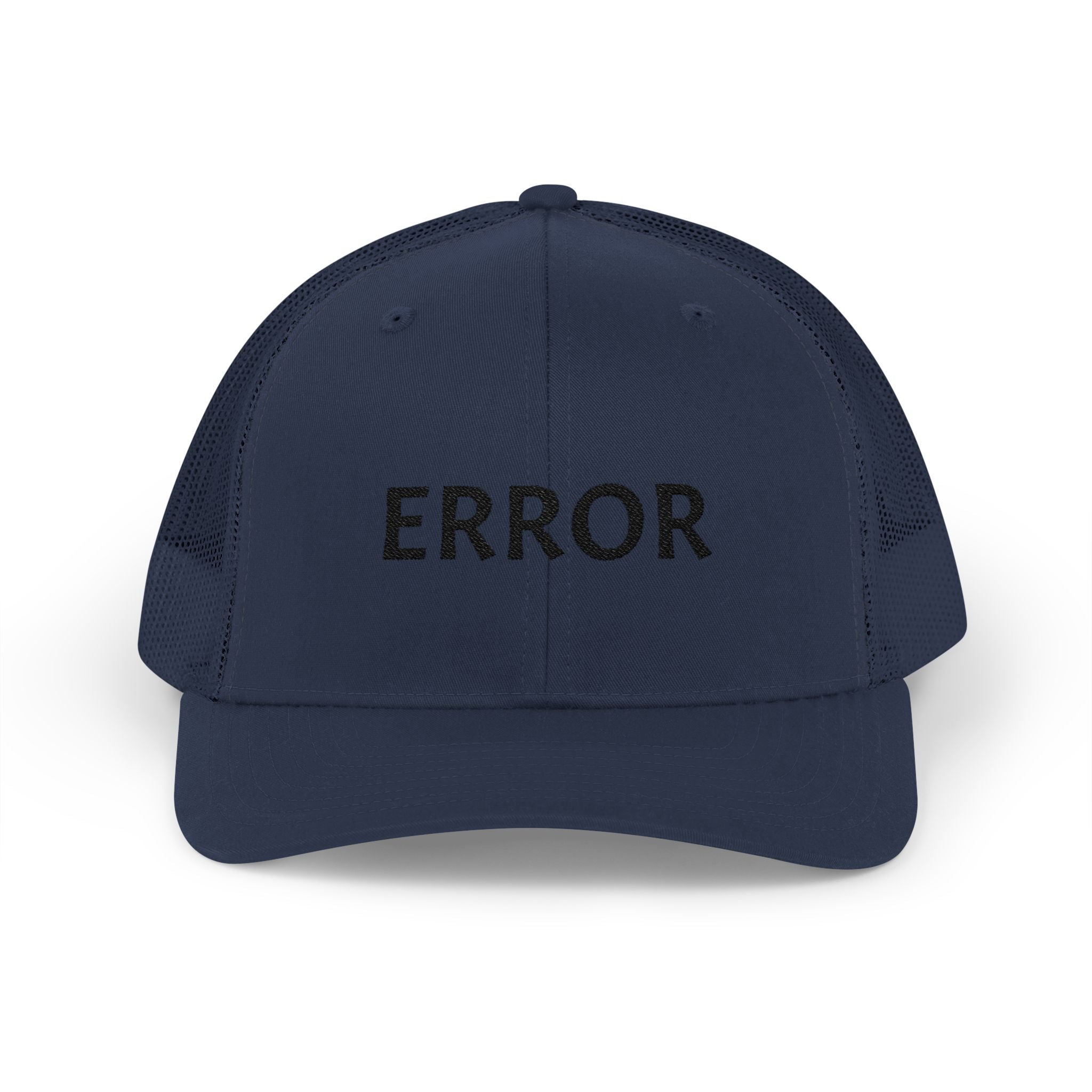 Trucker Cap — 'ERROR' Minimalist Mesh Snapback