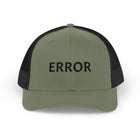 Trucker Cap — 'ERROR' Minimalist Mesh Snapback