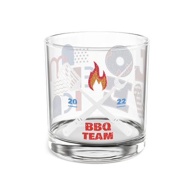 BBQ Team 10oz Rocks Glass — Grilling Party Whiskey Tumbler