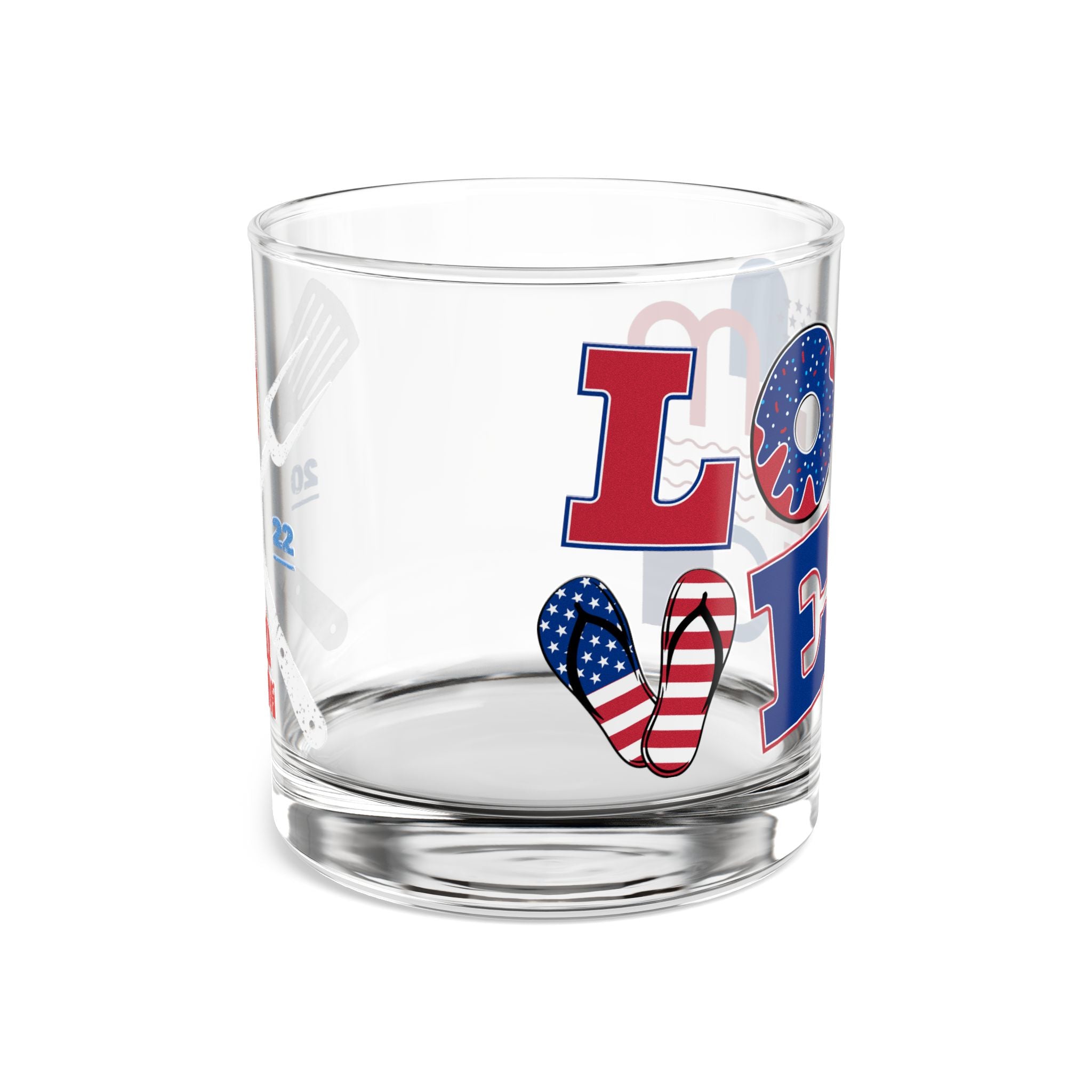 BBQ Team 10oz Rocks Glass — Grilling Party Whiskey Tumbler