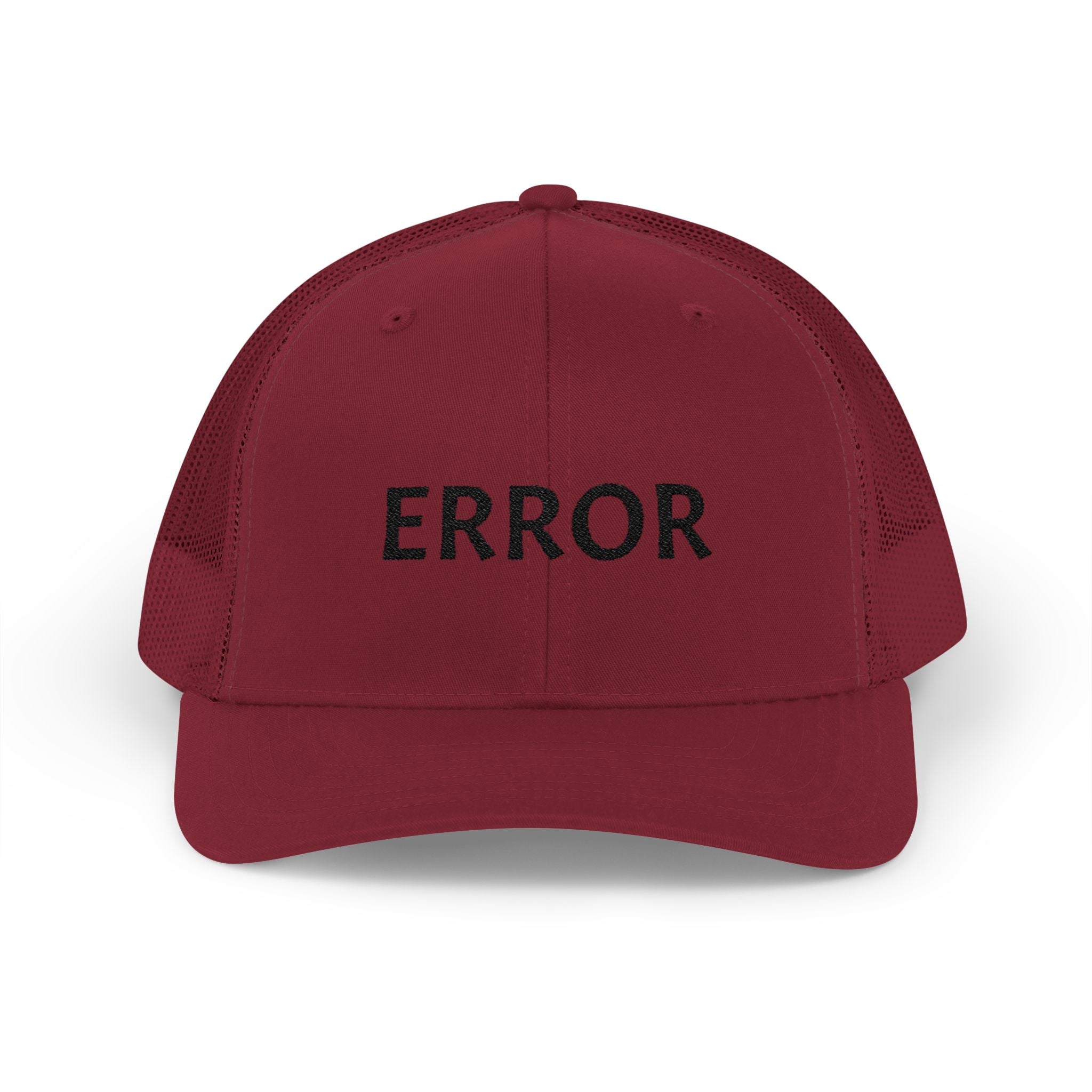 Trucker Cap — 'ERROR' Minimalist Mesh Snapback