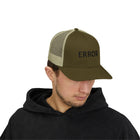 Trucker Cap — 'ERROR' Minimalist Mesh Snapback