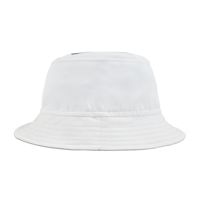 Bucket Hat — Classic White All-Over Print Sun Hat
