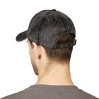 Hello World Vintage Embroidered Cap — Retro Red Baseball Hat