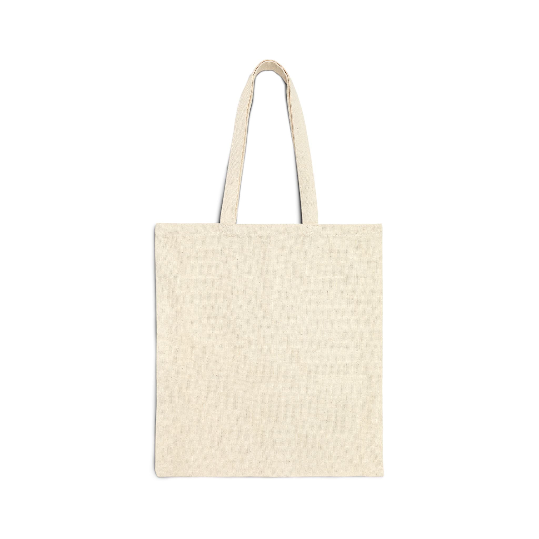 Zebra Print Canvas Tote Bag — Eco-Friendly Animal Pattern Market Tote