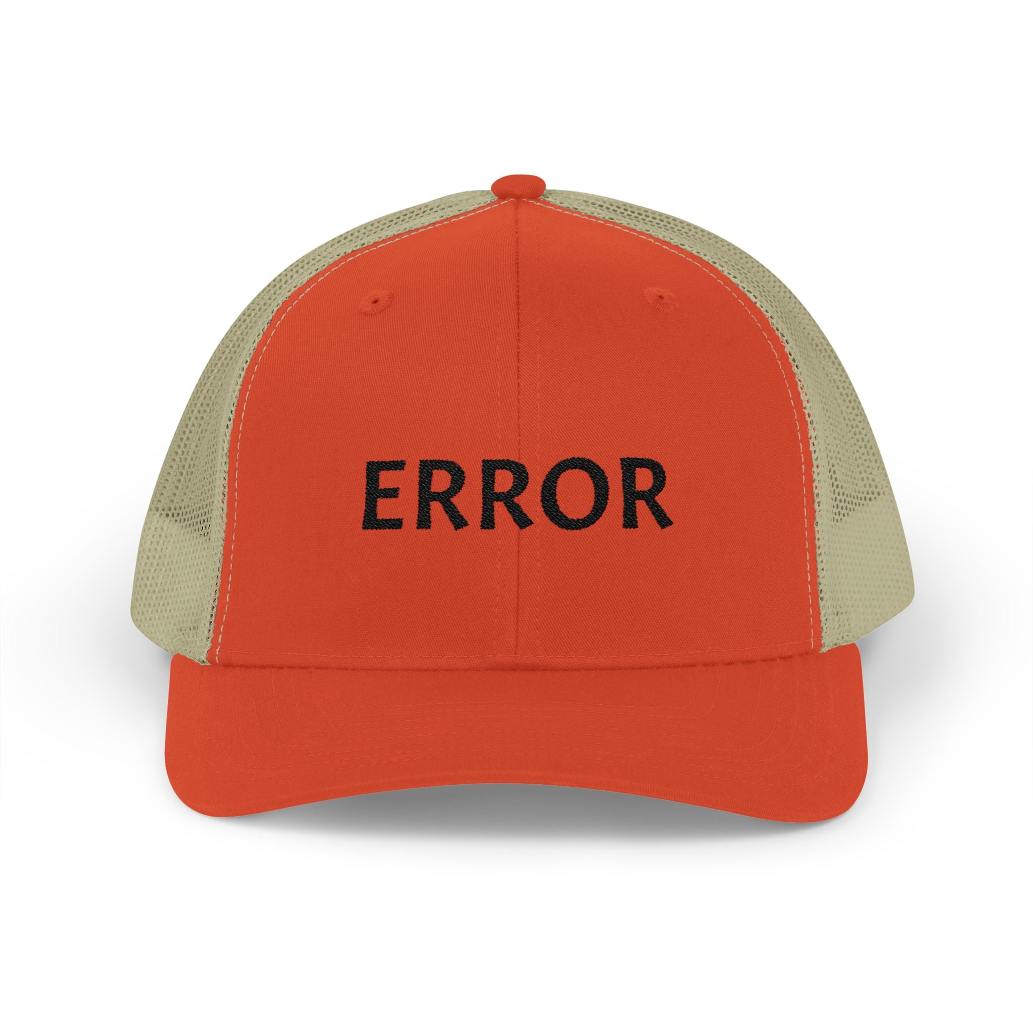 Trucker Cap — 'ERROR' Minimalist Mesh Snapback