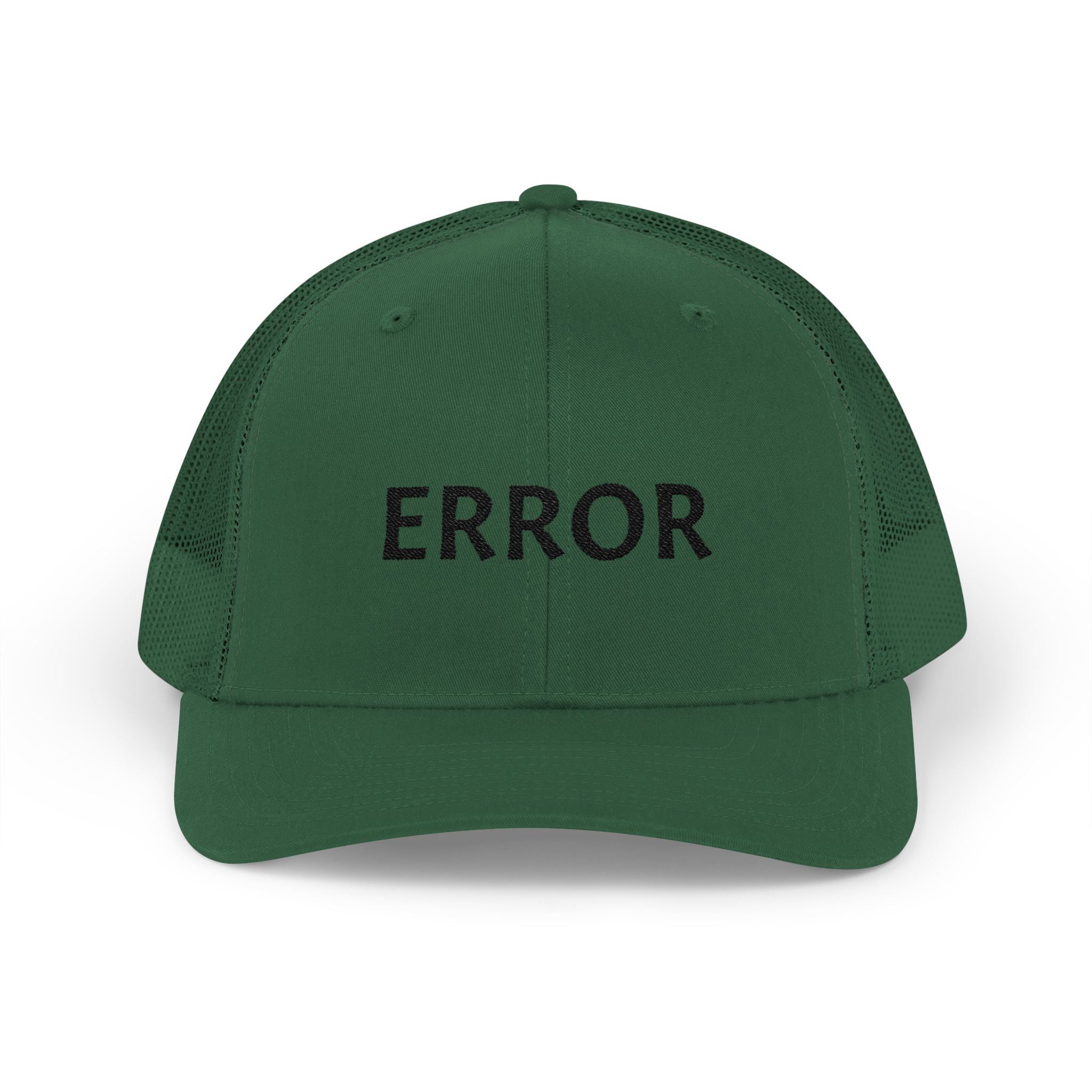 Trucker Cap — 'ERROR' Minimalist Mesh Snapback