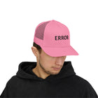 Trucker Cap — 'ERROR' Minimalist Mesh Snapback
