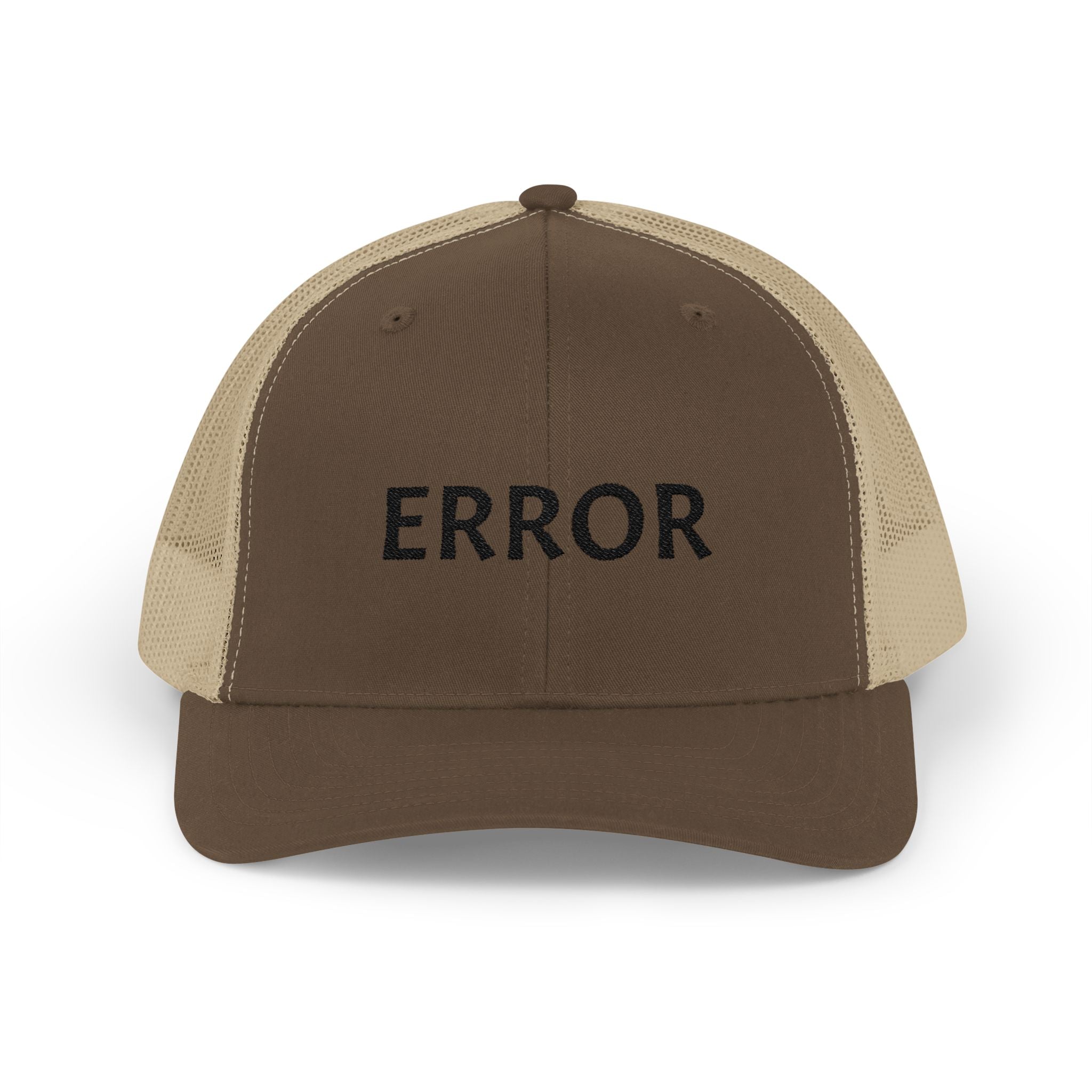 Trucker Cap — 'ERROR' Minimalist Mesh Snapback