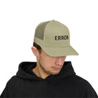 Trucker Cap — 'ERROR' Minimalist Mesh Snapback