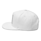 Embroidered Labrador in Blazer Flat Bill Cap — Cute Dog Snapback Hat