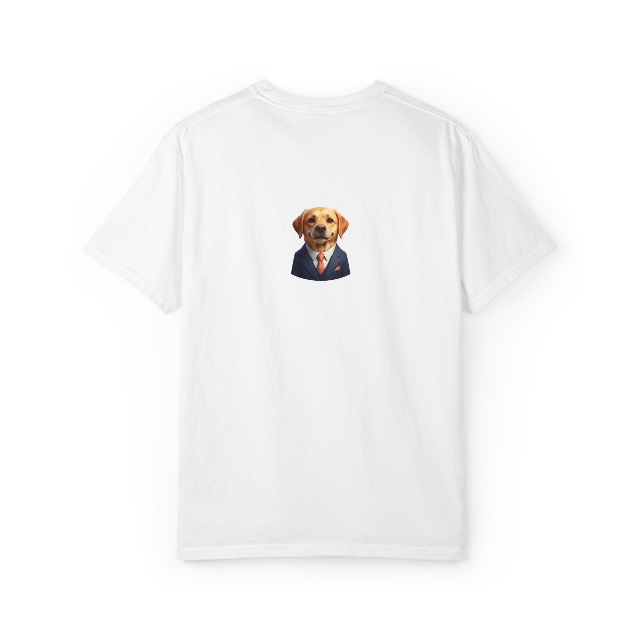 Dog in a Suit T-Shirt — Funny Labrador Portrait Tee