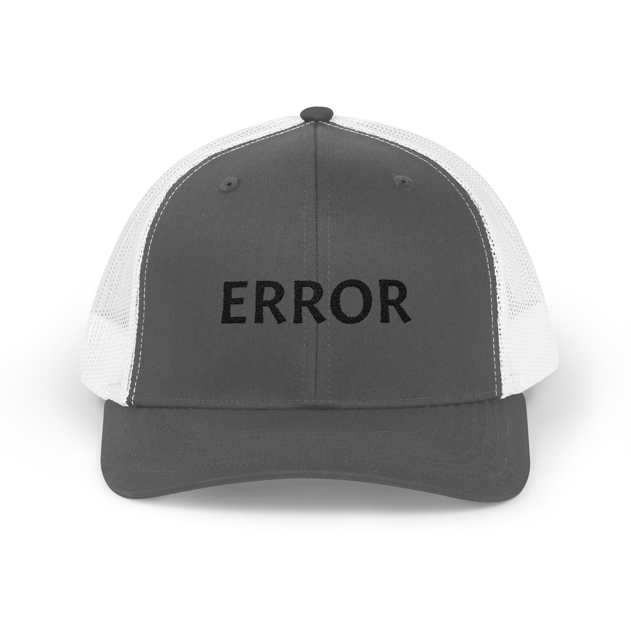Trucker Cap — 'ERROR' Minimalist Mesh Snapback
