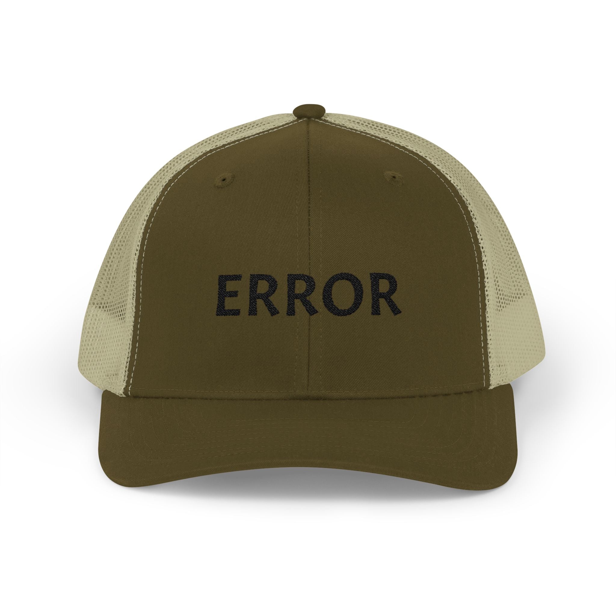 Trucker Cap — 'ERROR' Minimalist Mesh Snapback