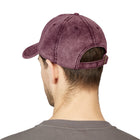 Hello World Vintage Embroidered Cap — Retro Red Baseball Hat