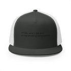 Trucker Cap — 'Metal and Code Are Programming Languages' Embroidered Mesh Hat