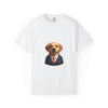 Dog in a Suit T-Shirt — Funny Labrador Portrait Tee