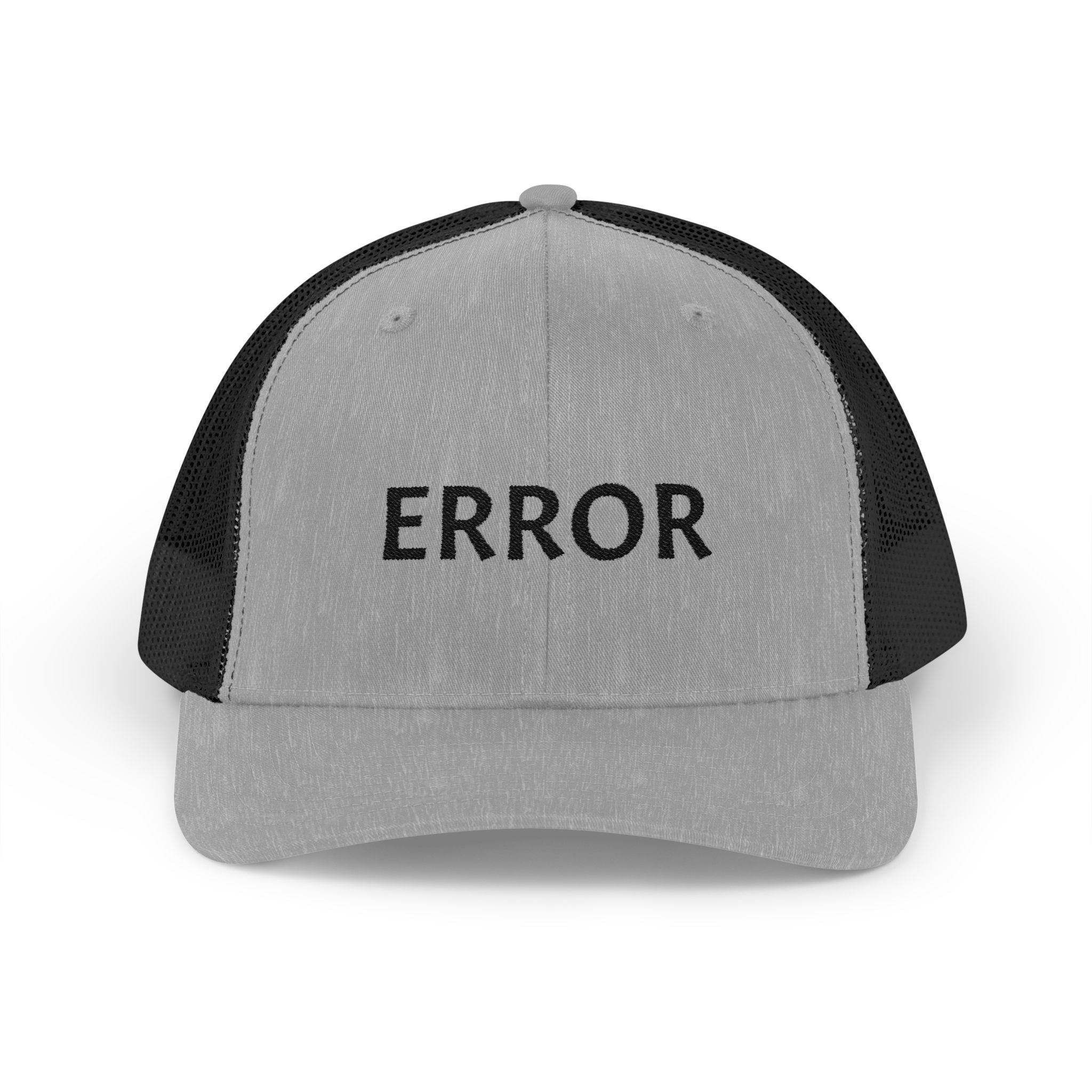 Trucker Cap — 'ERROR' Minimalist Mesh Snapback