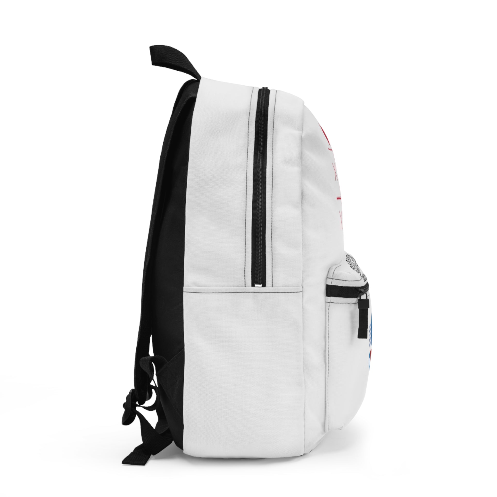 Heart Tic-Tac-Toe Backpack — Cute Romantic School Bag with Heart Game Design