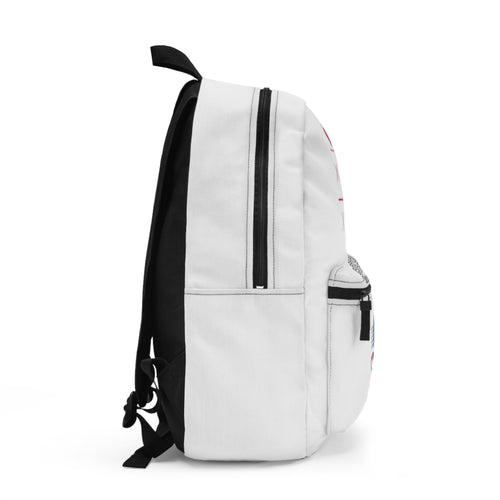 Heart Tic-Tac-Toe Backpack — Cute Romantic School Bag with Heart Game Design