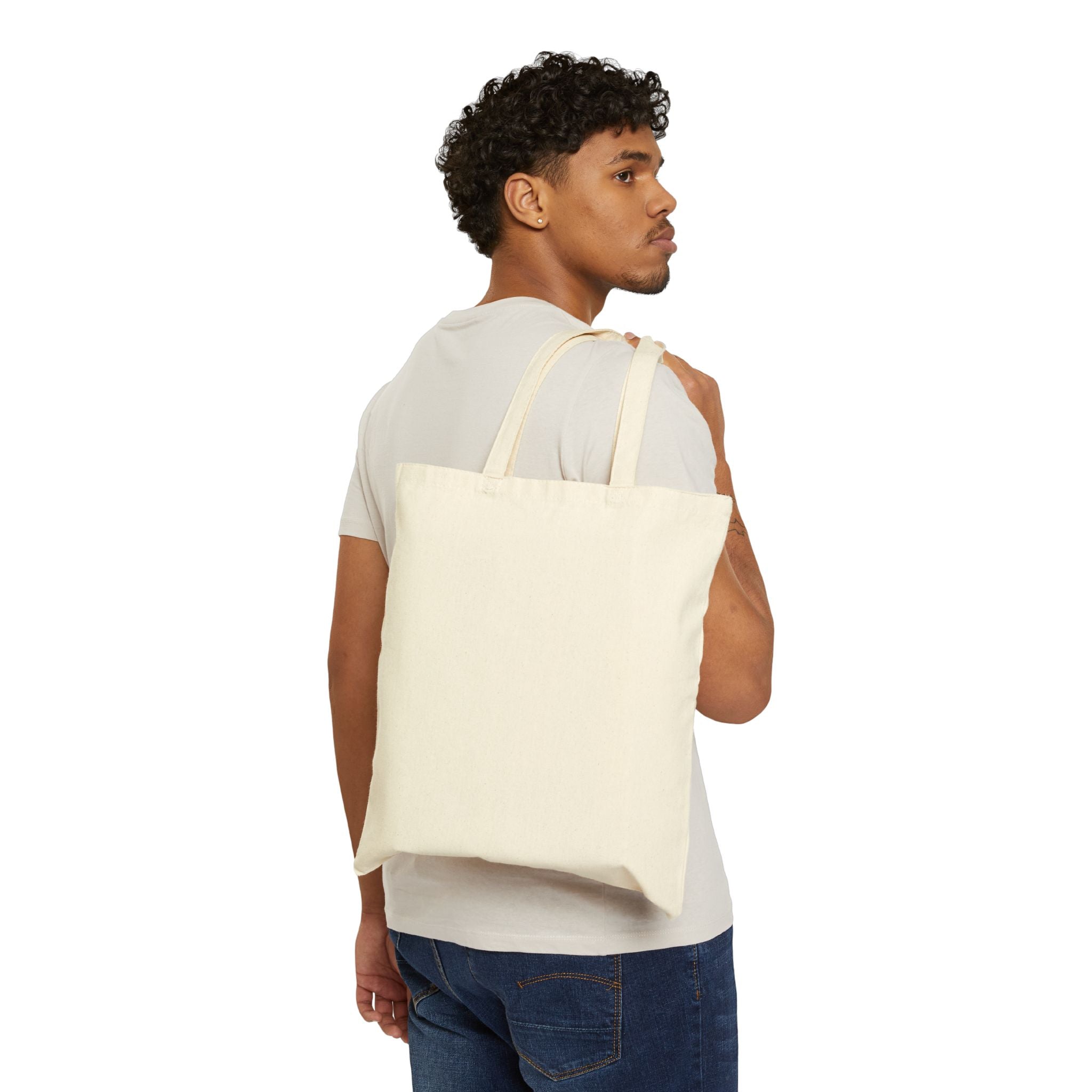 Zebra Print Canvas Tote Bag — Eco-Friendly Animal Pattern Market Tote