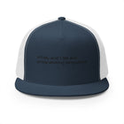 Trucker Cap — 'Metal and Code Are Programming Languages' Embroidered Mesh Hat