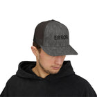 Trucker Cap — 'ERROR' Minimalist Mesh Snapback