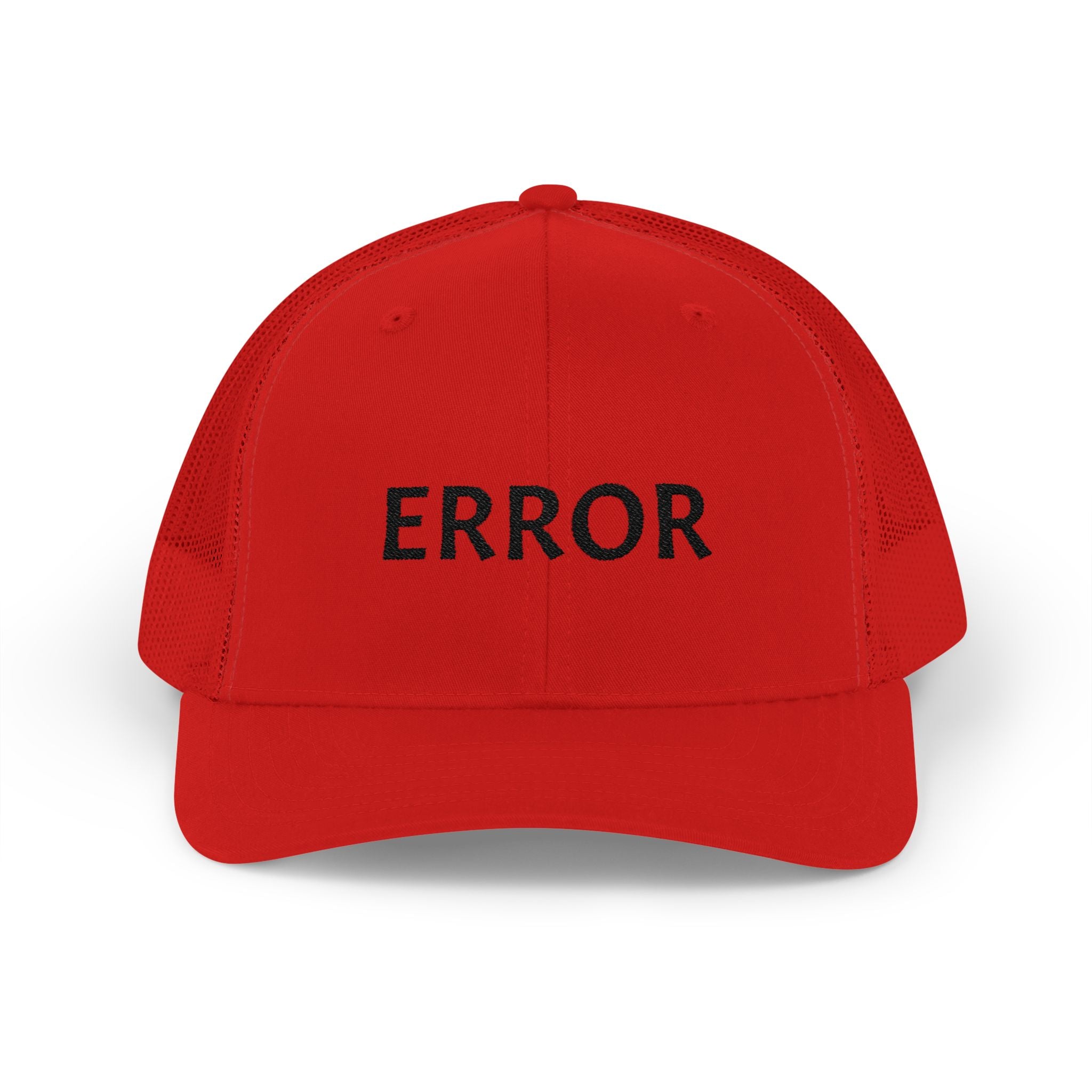 Trucker Cap — 'ERROR' Minimalist Mesh Snapback