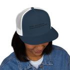 Trucker Cap — 'Metal and Code Are Programming Languages' Embroidered Mesh Hat